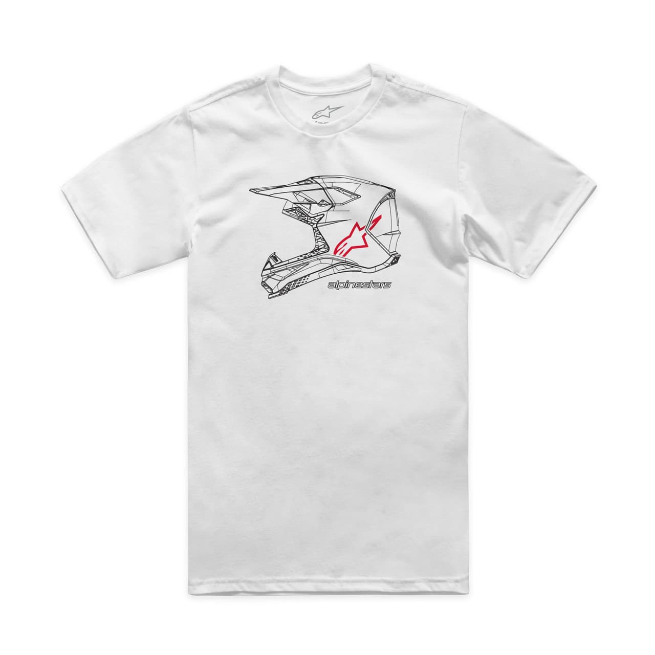 Alpinestars MX Helmet Csf Tee White XL