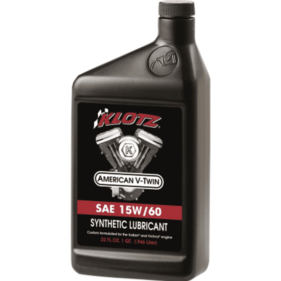 Klotz V-Twin Syn Engine Oil 4T 15W60 1QT 10/CASE