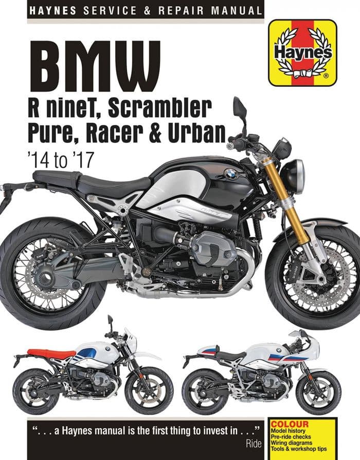 BMW RNINT, SCRAMBLER, PURE, RACER & URBAN '14-'17 HAYNES MAN.