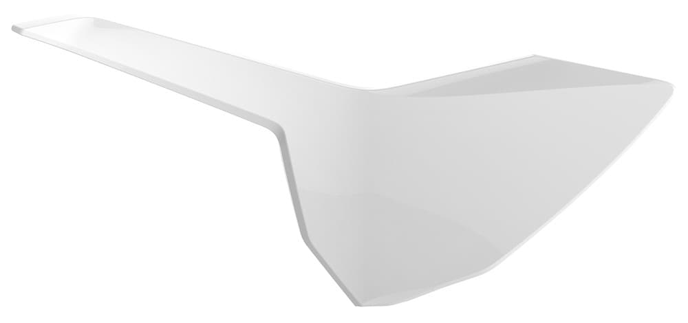 Polisport Side Number Plate White