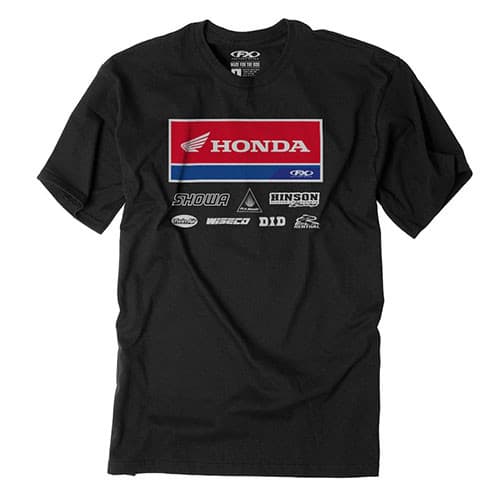 2021 HONDA RACEWEAR T-SHIRT / BLACK L