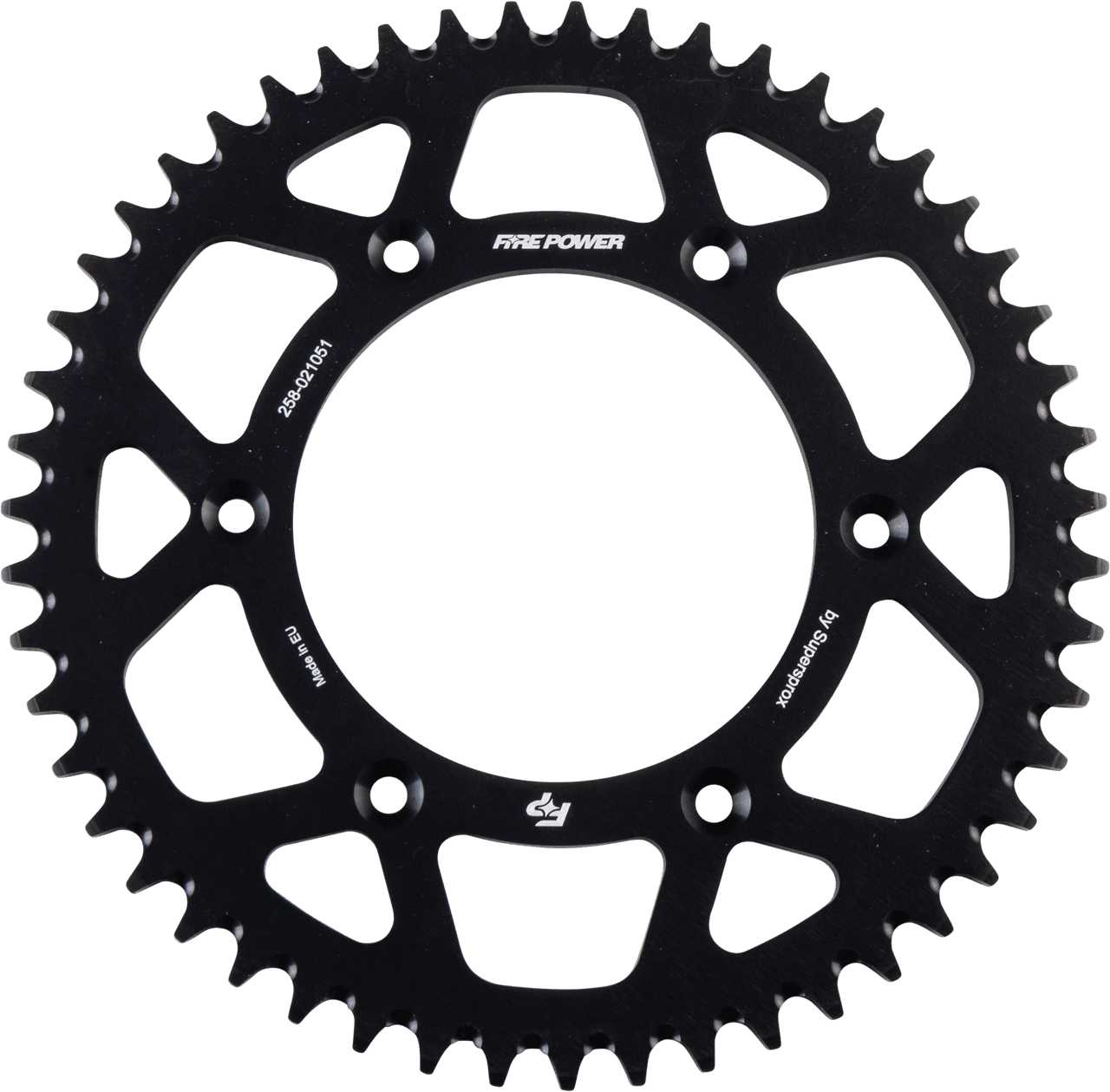 Fire Power Rear Sprocket Aluminum 51T Black