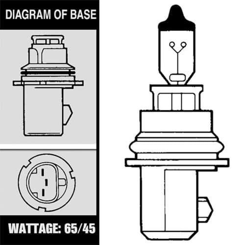 ALL WEATHER BLUE HALOGEN 65/45 HB1
