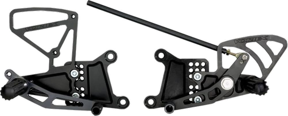 Vortex Rear Set Complete Black Yamaha