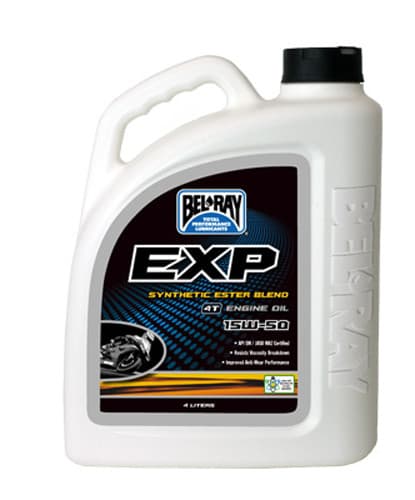 Bel-Ray Exp Semi-Syn Ester Oil 15W50 4L (4/CASE Sold Each)