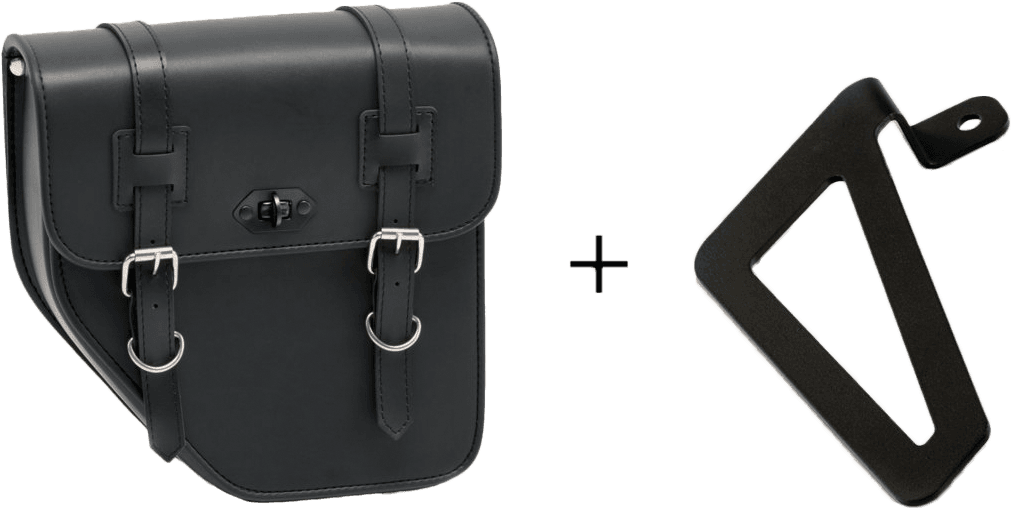 Customacces Ibiza Saddlebag Black Left Without Base