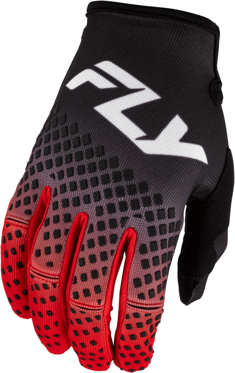 Fly Racing Kinetic Fade Gloves Black/Red/White 3X