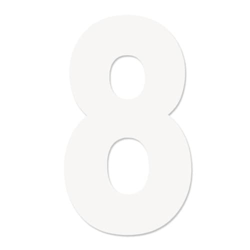 FX 2015 NUMBERS PRO 8" WHITE 8