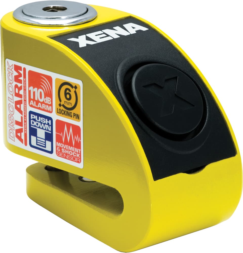 Xena XZZ6L-Y Alarm Disc Lock Yellow