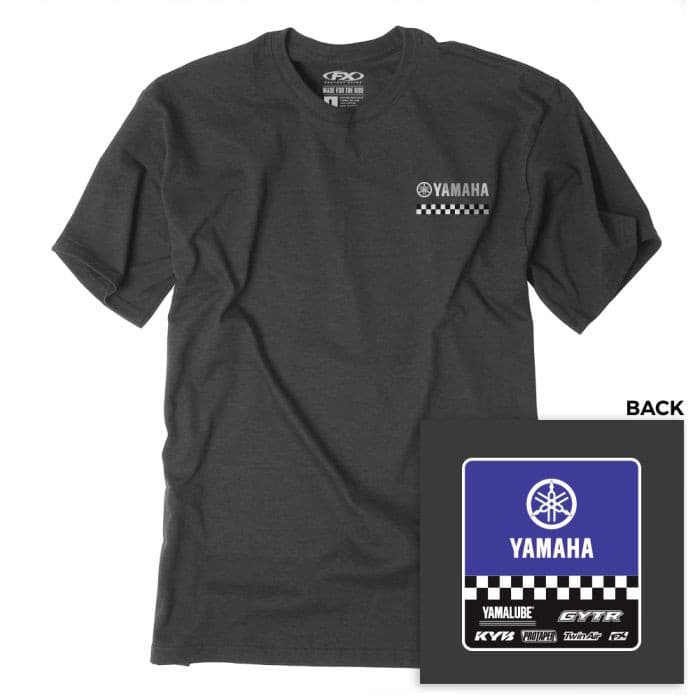 FACTORY EFFEX YAMAHA STARTING LINE T-SHIRT / HTHR CHARCOAL M
