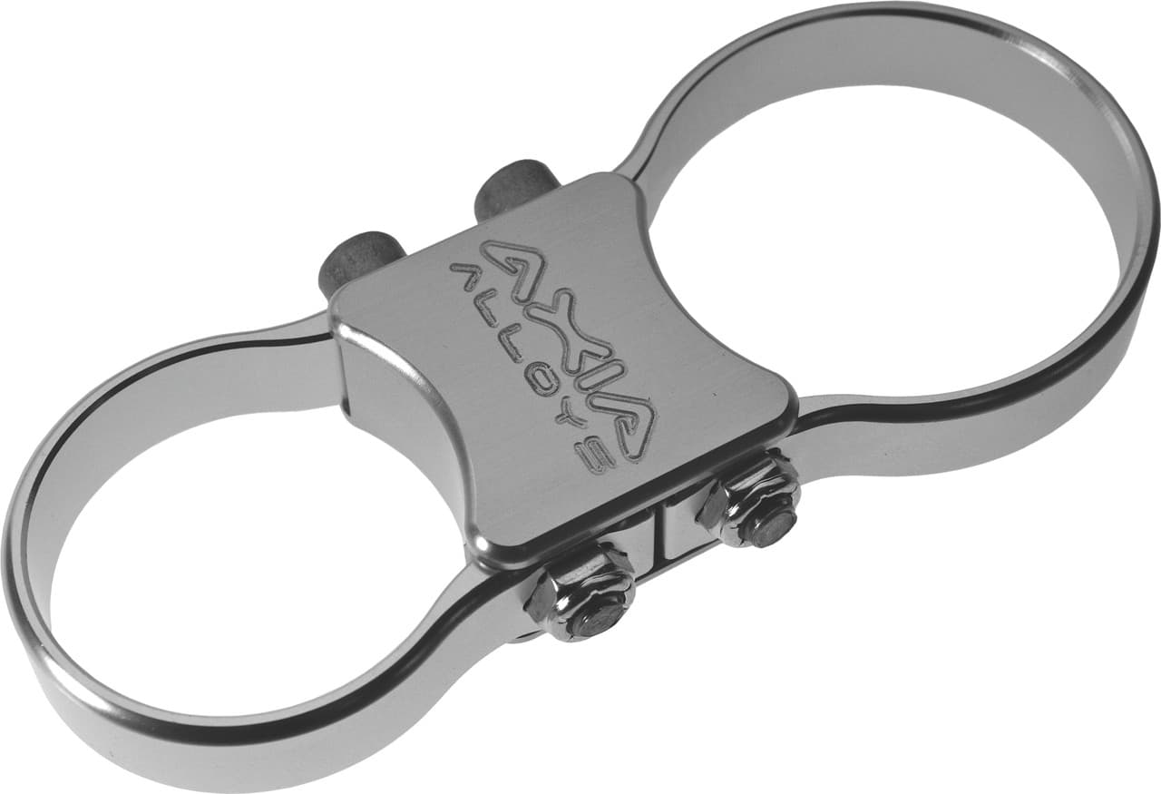 Axia Shock Reservoir Mount Silver 2 Clamps Needed