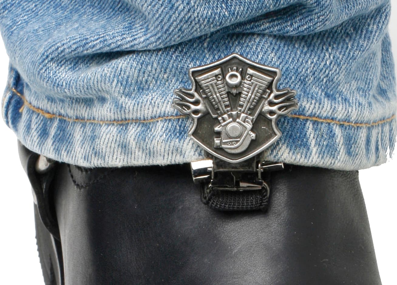 Ryder Clips Clips For Stirrup/Strap Boots Engine/Shield
