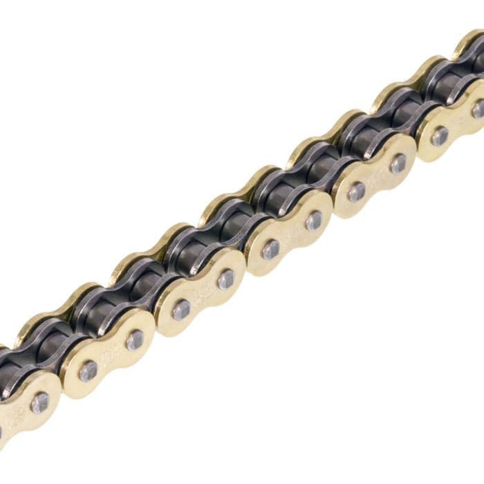520 X1R CHAIN 124-DL GOLD & BLACK