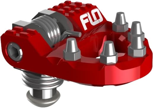 Flo Motorsports Folding Tip Only Red Standard Tip