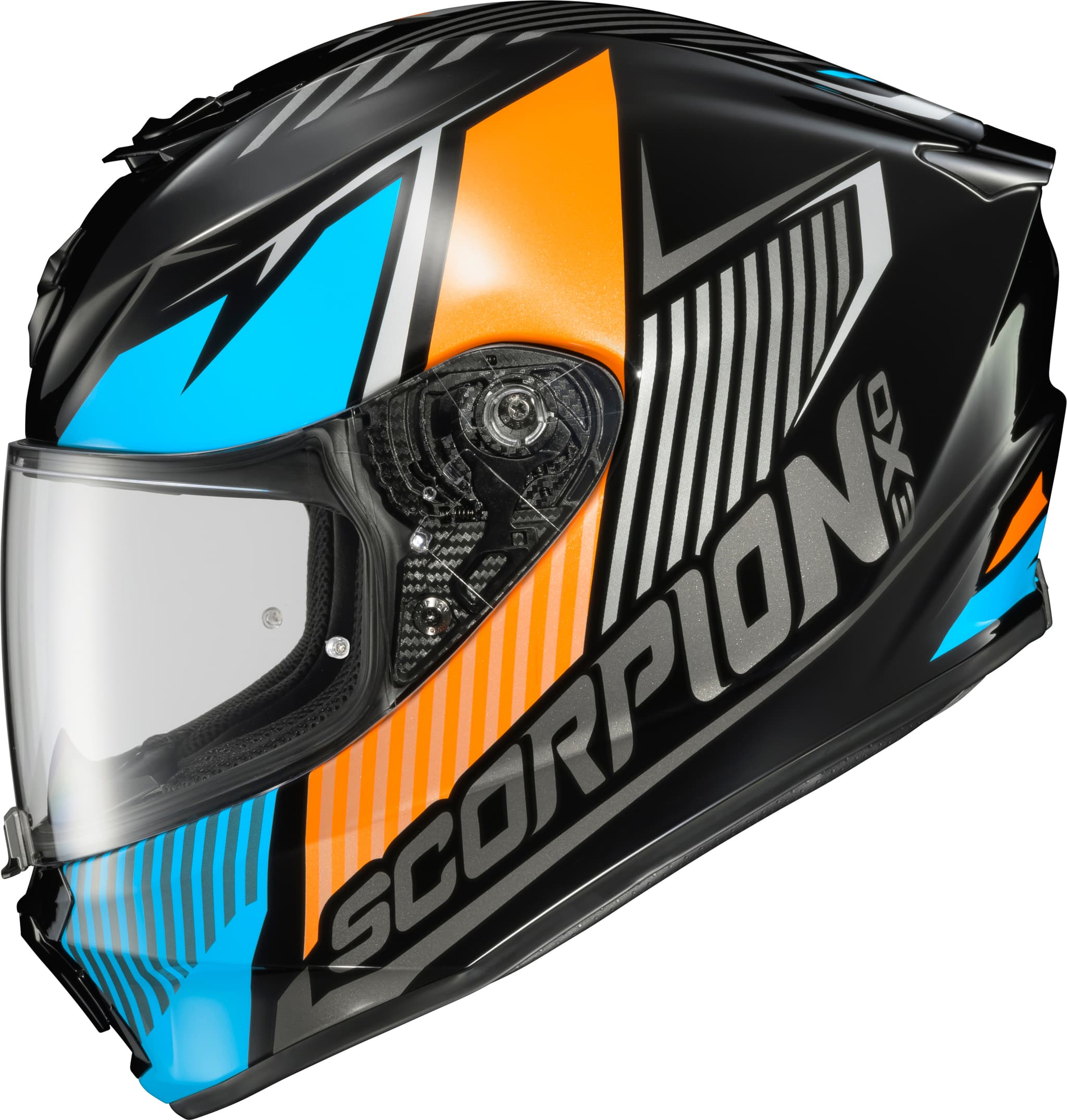 Scorpion Exo EXO-R330 Full-Face Helmet Hawker Light Blue MD
