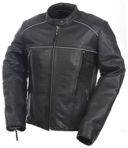 MOSSI WOMENS PREMIUM LEATHER JACKET SIZE 10 BLACK