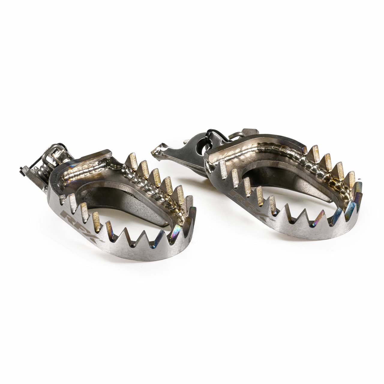 RFX Factory Footpegs Titanium Kawasaki