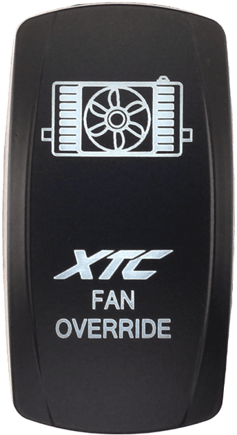XTC Power Products Dash Switch Rocker Face Xtc Fan Override