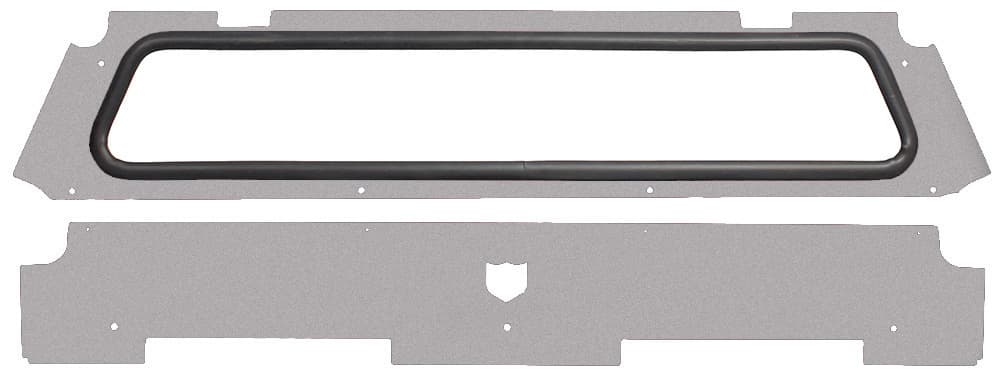 Pro Armor Rear Windshield Sparkle Silver Metallic