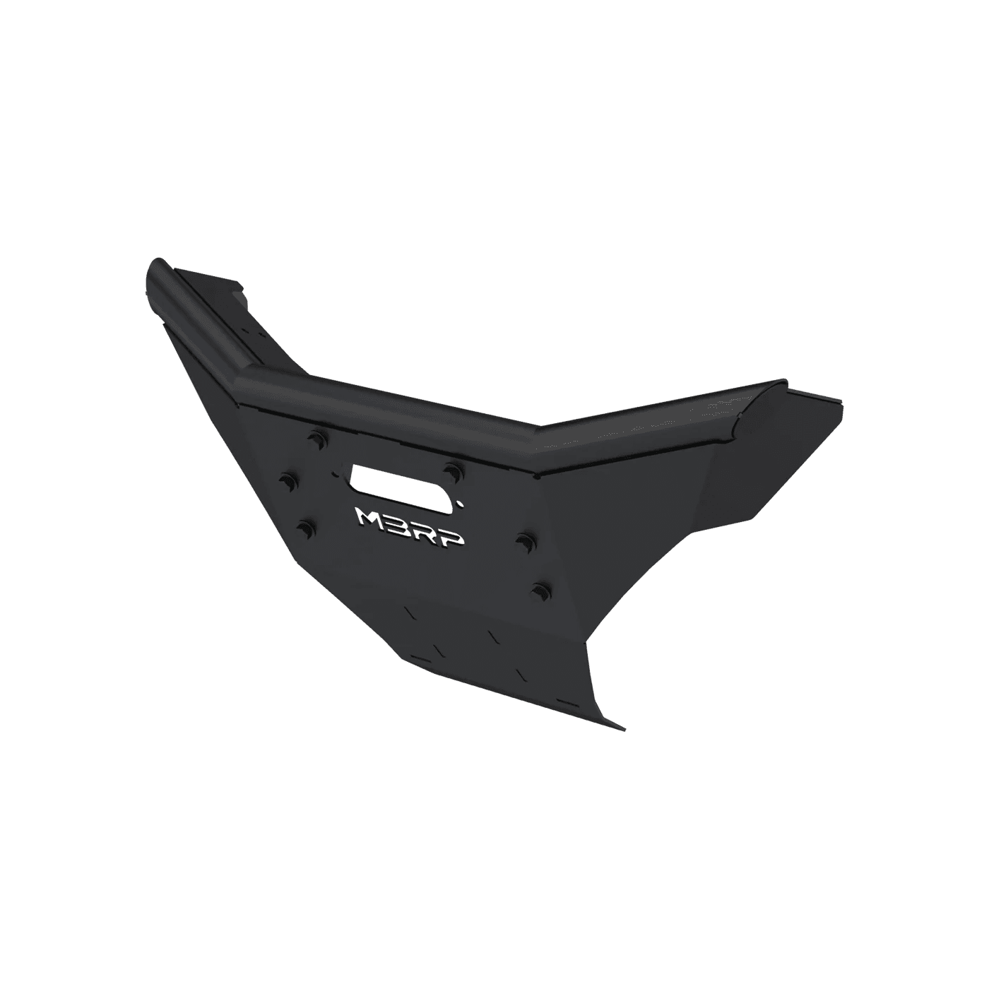 FRONT BUMPER KIT BLACK COATED STEEL POL