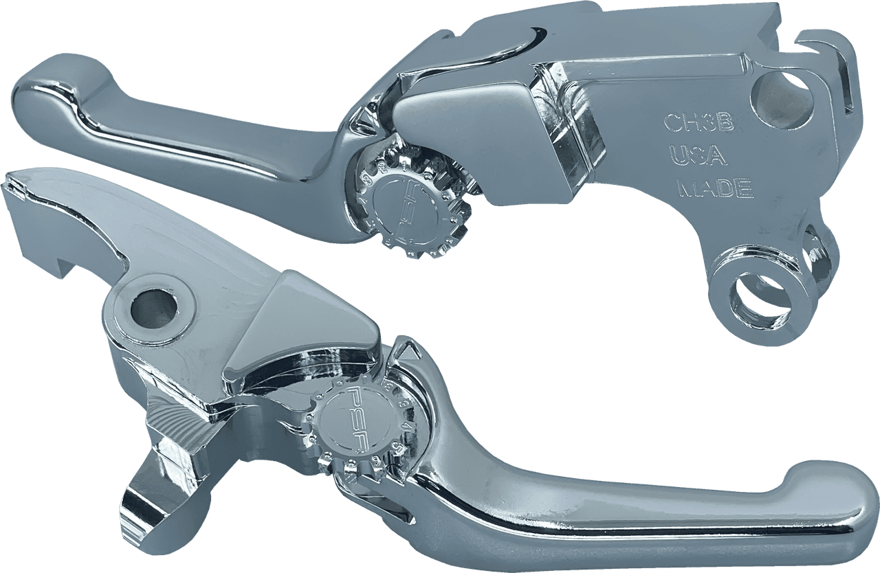 ANTHEM SHORTY LEVER SET CHROME CVO FLHX/FLTR23-26 FLHX/FLTR24