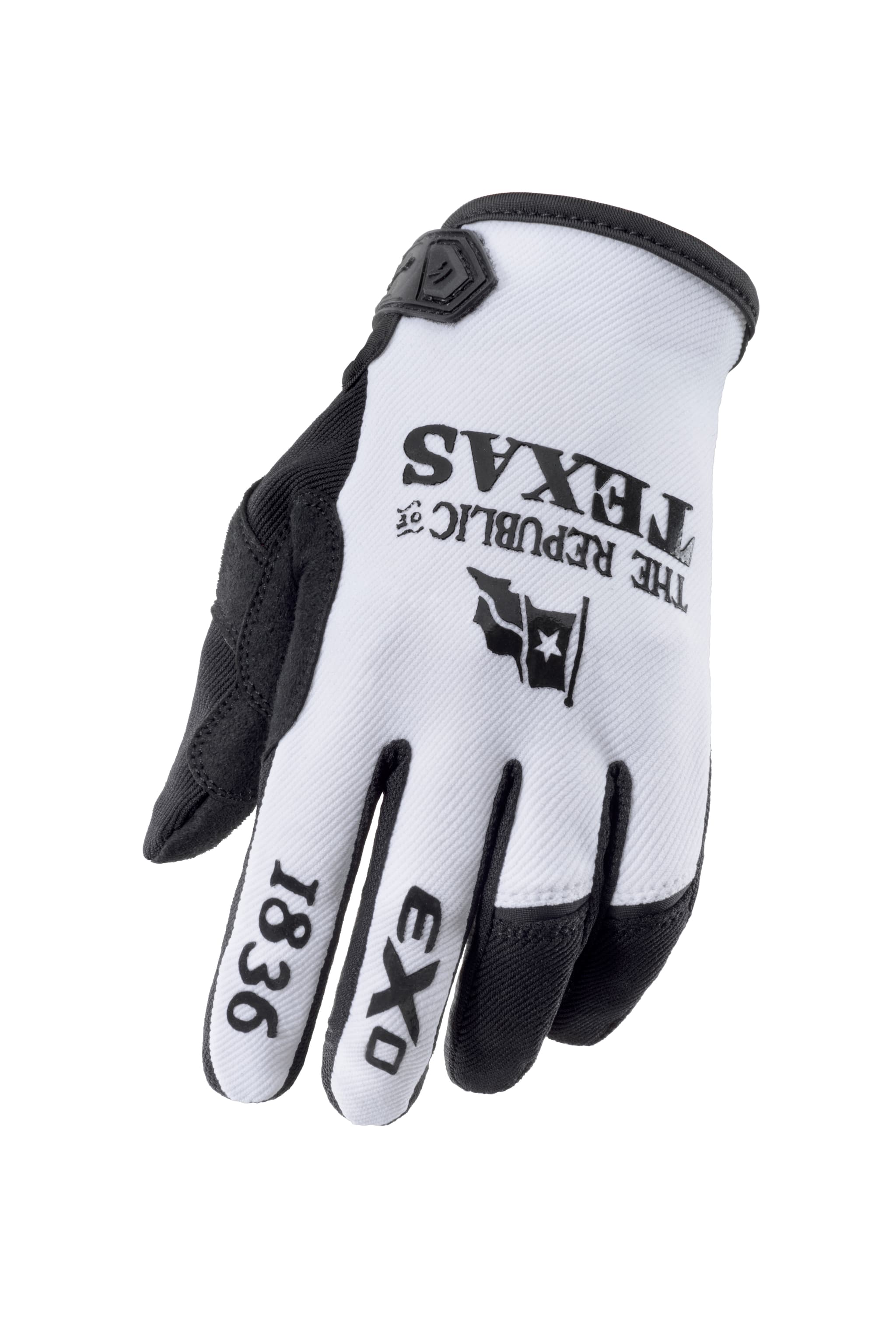 Scorpion Exo Moto-Flex Gloves Lone Star White/Black 2X