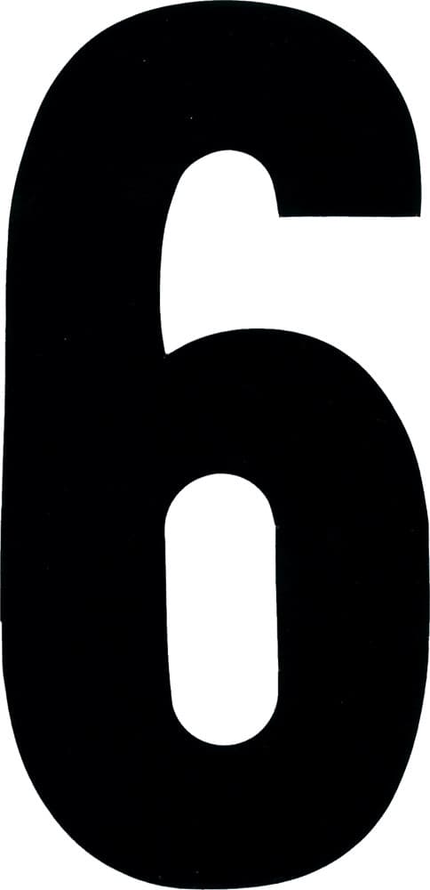Dirt Digits #6 4" White Extreme Digits 3/Pack