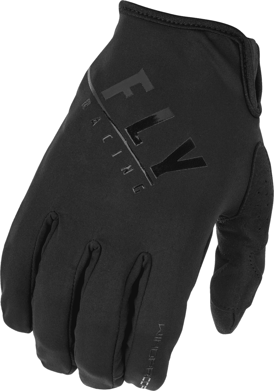 Fly Racing Windproof Gloves Black Size 08