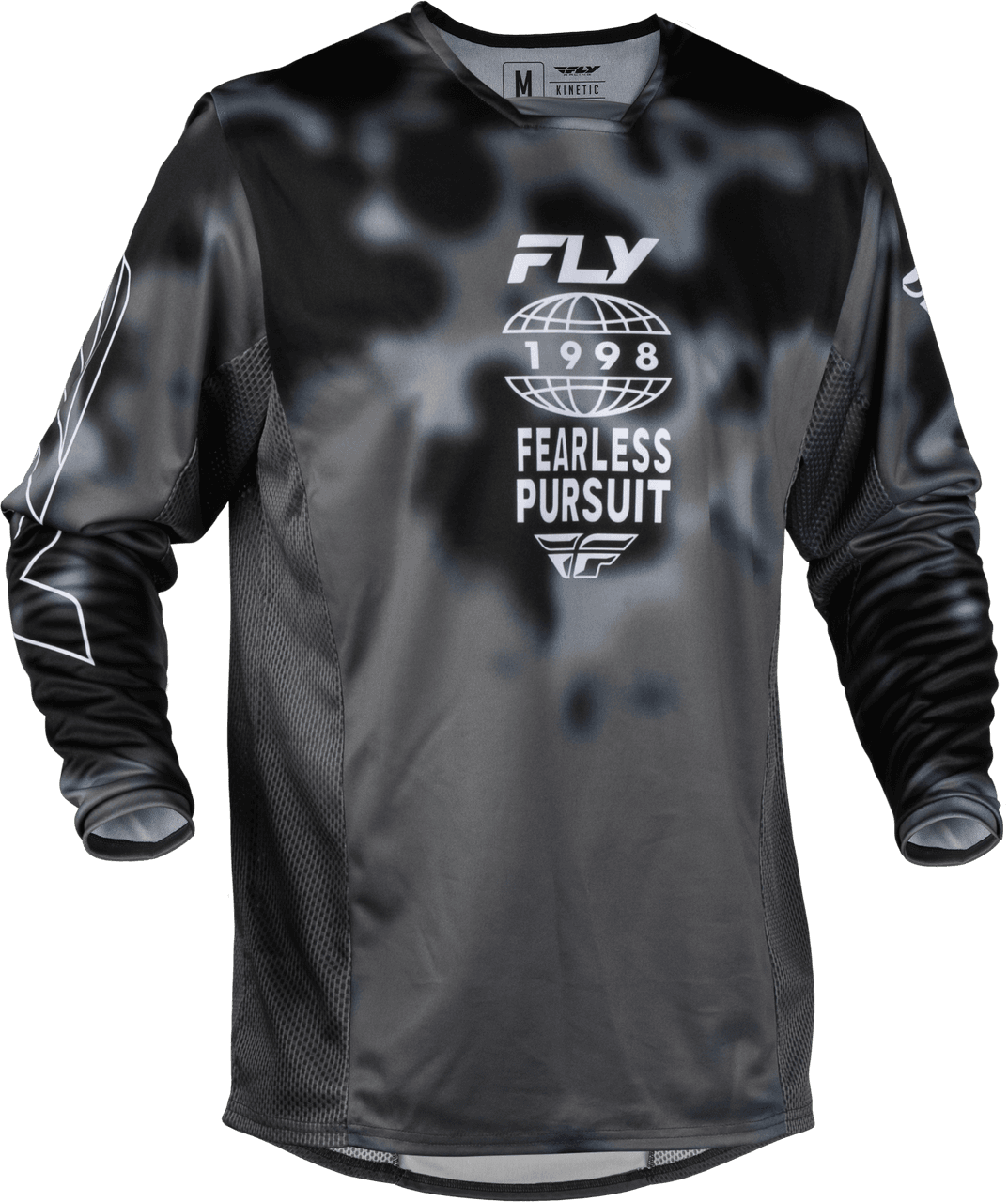 Fly Racing Kinetic Blur Jersey Black/Grey LG