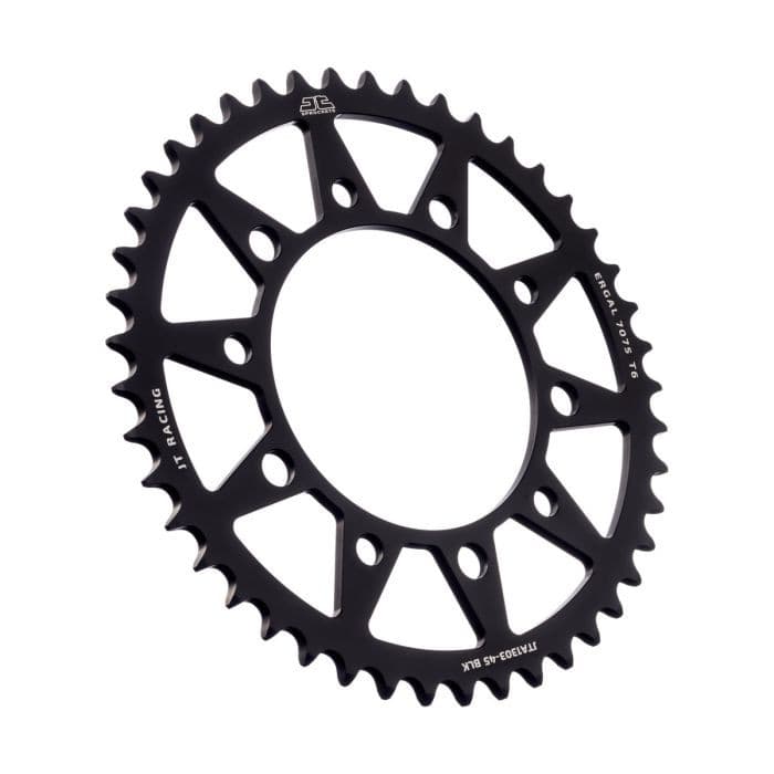 REAR ALLOY SPROCKET BLACK 45-TOOTH