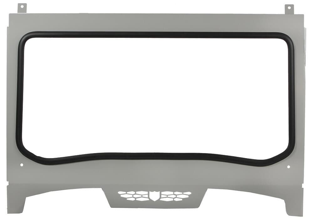 Pro Armor Asylum Front Windshield W/Pckt Ghost Grey