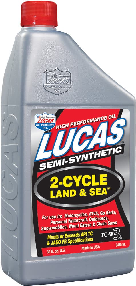 Lucas Semi-Syn Land/Sea Oil 2T 1 Qt (6/CASE Sold Each)