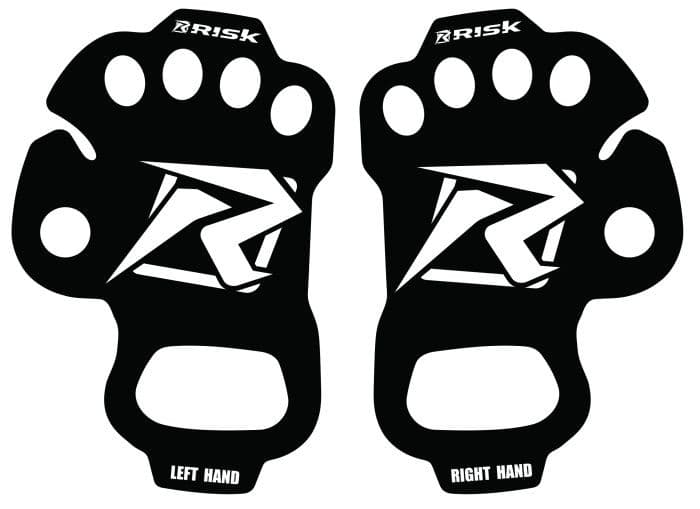 Risk Racing Palm Protectors Ultra Thin Black XL