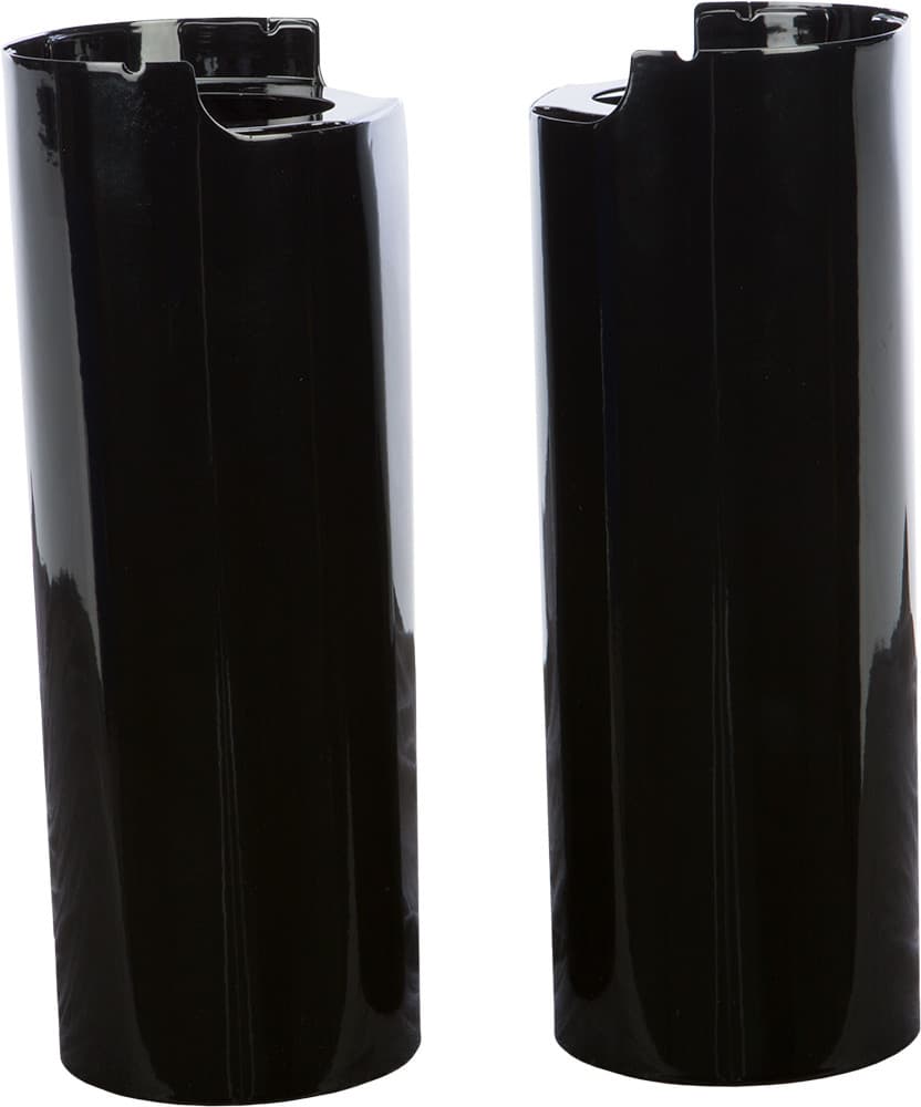 HardDrive Uppr Fork Tube Covers BLACK+2" Touring 14-UP