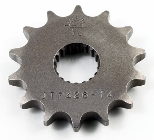 FRONT CS SPROCKET STEEL 14T-428 HYO/SUZ/YAM