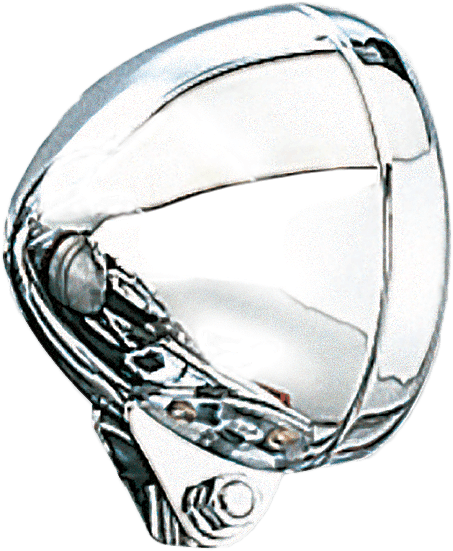 Cobra Bullet Spotlight Visor 4.5" Chrome Each