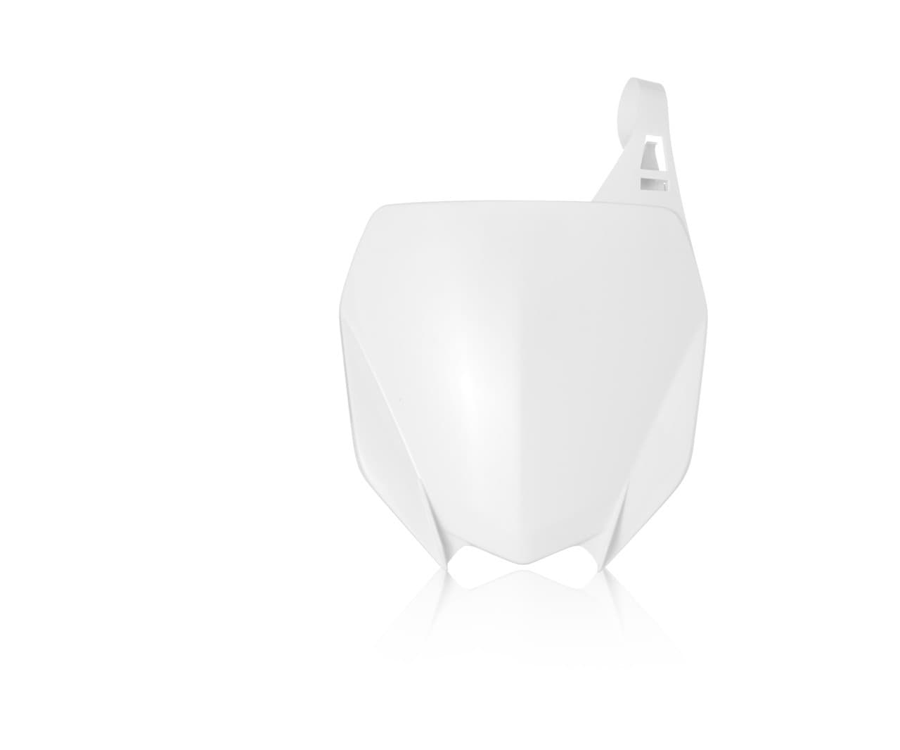 Acerbis Front Number Plate White