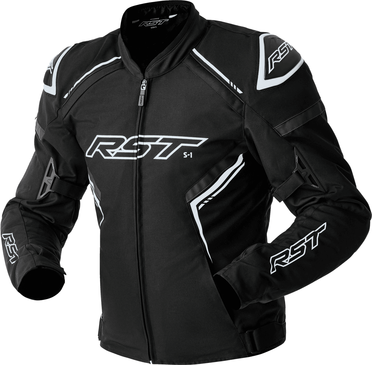 RST S1 D3O Textile Jacket Black/White MD
