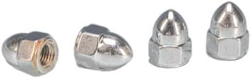 James Gaskets Gasket Nut Chrome Exhaust Mount Evo/Twin Cam 4/Pack 65324-83-N1