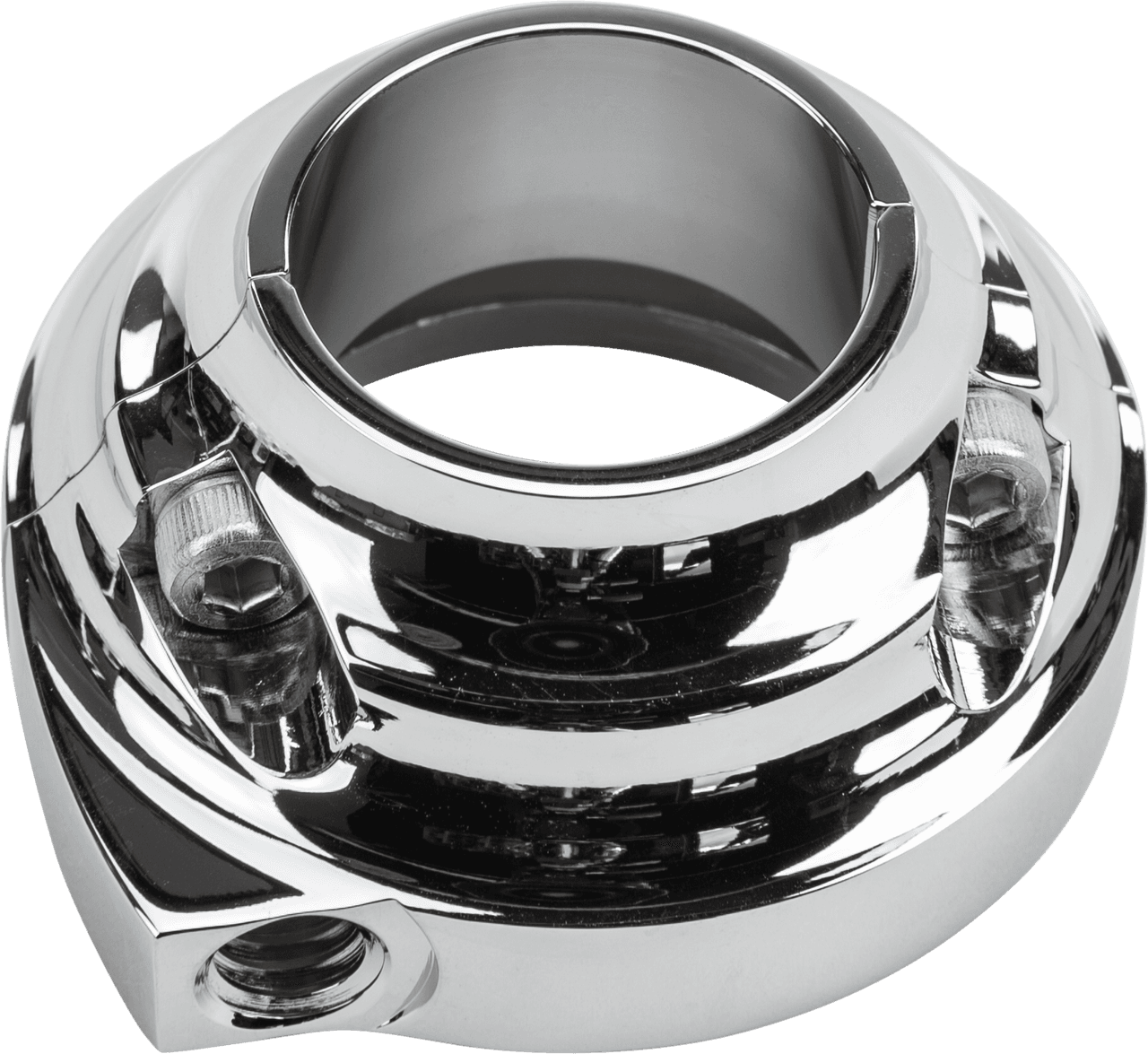 HardDrive Throttle Clamp Single Cable Screw IN Style Chrome