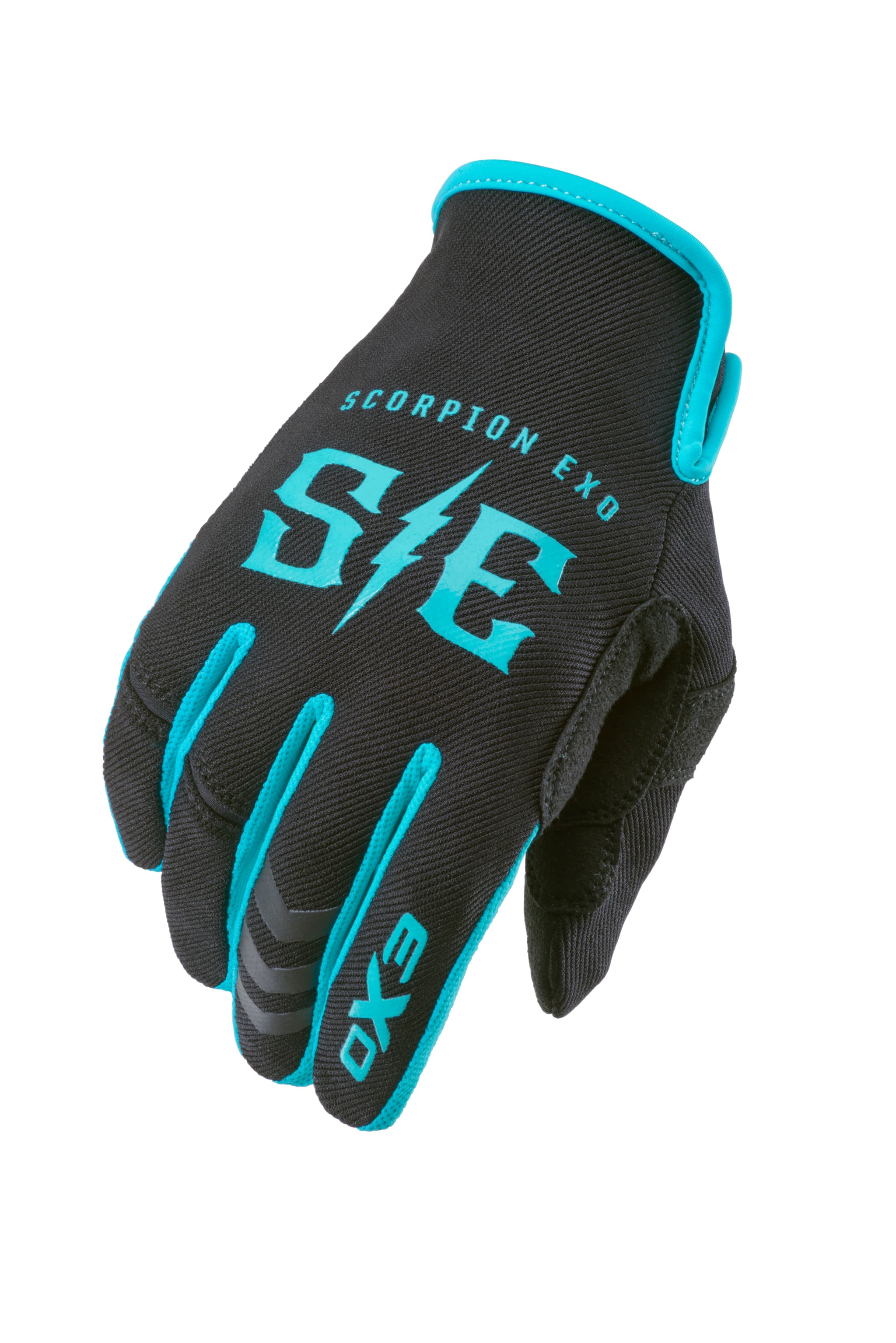 Scorpion Exo Air-Stretch Gloves Charge Black/Teal XL