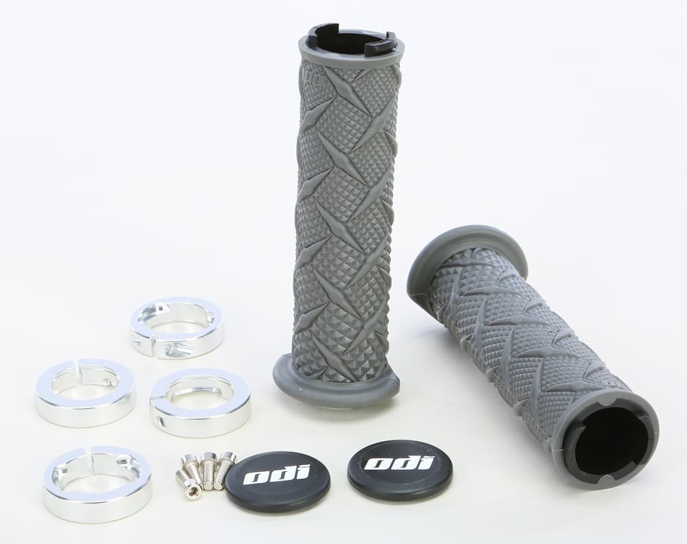 Odi ATV X-Treme Lockon Grip Silver
