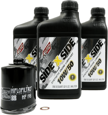 SIDEXSIDE OIL CHANGE KIT 10W50 /W OIL FILTER POL
