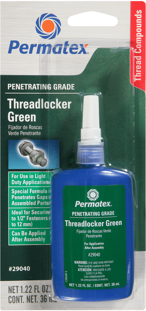 Permatex Penetrating Grade Threadlocker Green 36 Ml