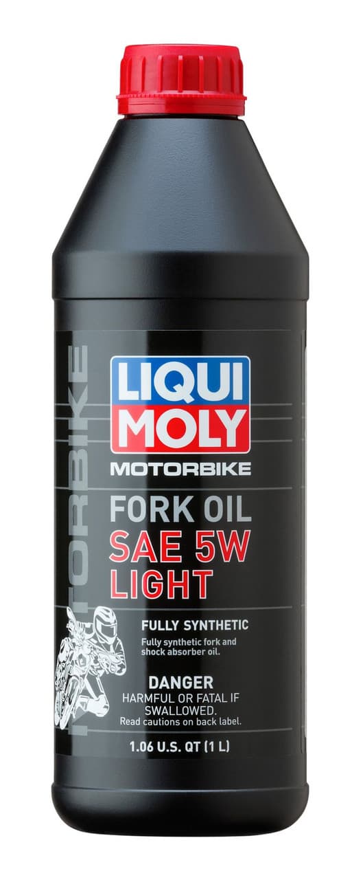 LIQUI MOLY MOTORBIKE FORK OIL 5W LIGHT 1 LITER