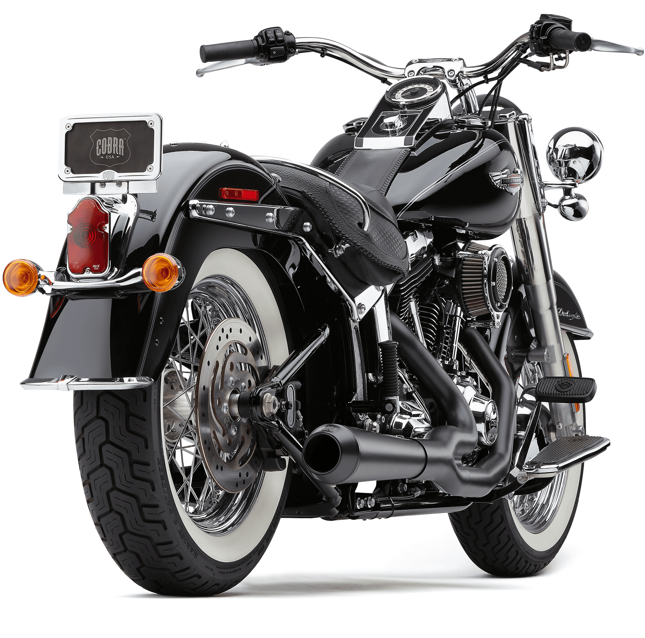Cobra El Diablo 2-1 Black Softail 07-11