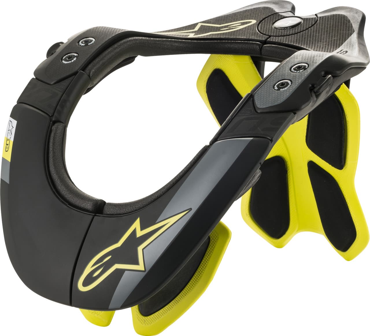 Alpinestars Bns TECH-2 Neck Support Black/Yellow LG-XL