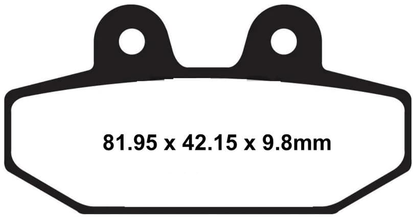 BRAKE PAD GOLD+ REAR `18-24 SOTFAIL