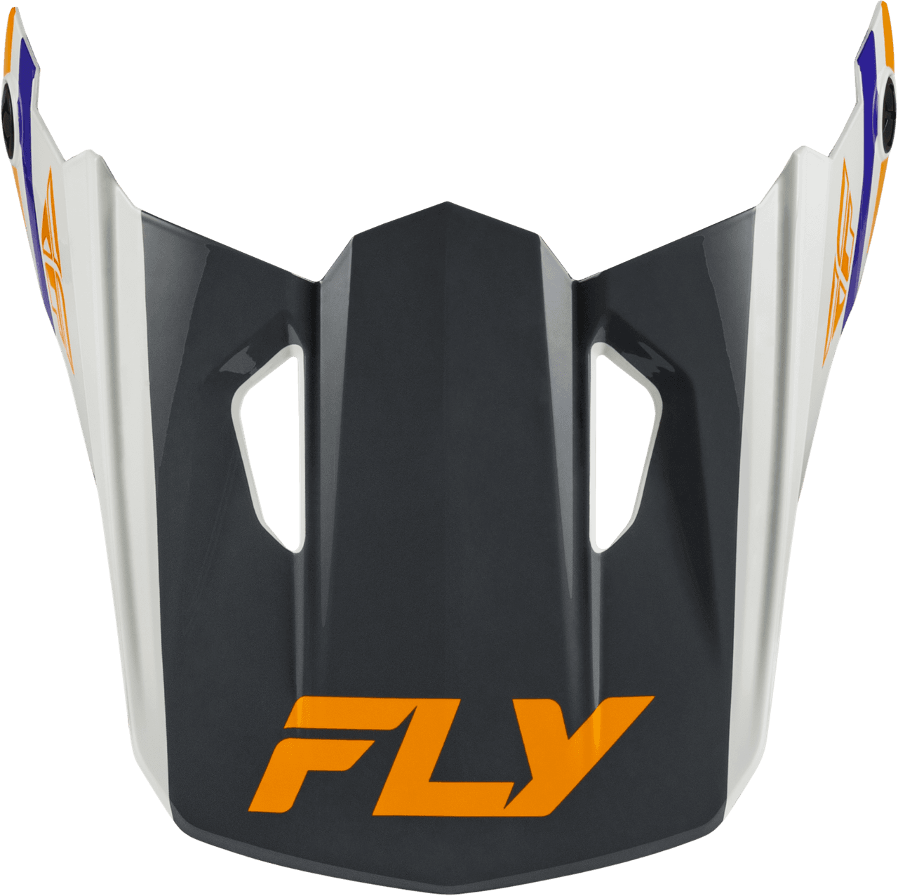 Fly Racing Youth Kinetic Scrap Helmet Visor White/Orange/Blue/Grey YS-YL