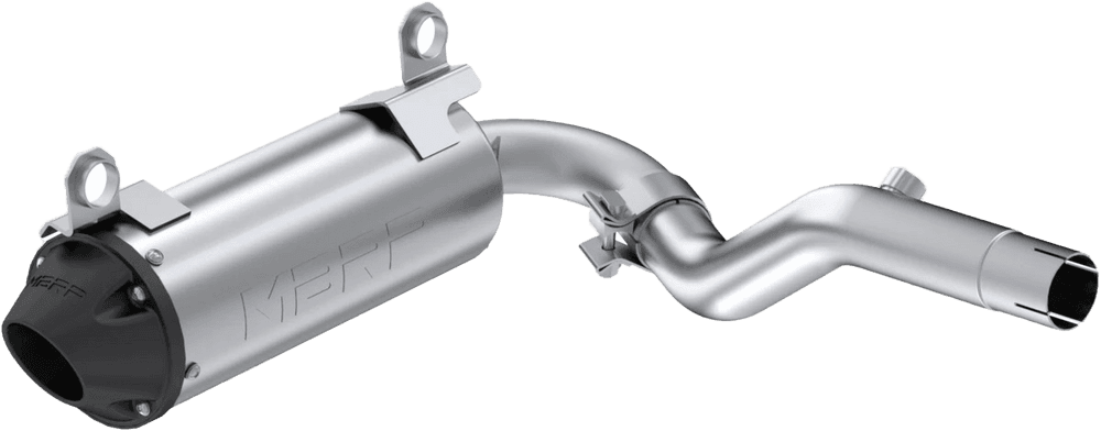 SINGLE SLIP-ON SYSTEM W/ 5" PERFORMANCE MUFFLER BLK TIP